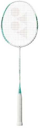 YONEX Badmintonracket POWERRACKET 2025 ASTROX Feel in Weiss mit YONEX -Saite BG3 / 10,5kg besaitet inkl. Yonex Headhülle UVP 69,90