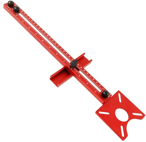 4 in 1 Router Fräsrillenhalterung 400mm Router Milling Bracket 180° Drehbar Frässchablone Oberfräse Aluminium-Frästisch-Einsatzplatte für Holzbearbeitungsbänke