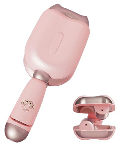 JINGLING Rizador, Rizador de 32 mm para cabello largo - Calienta rápidamente textura ondas patas de gato para ondas sueltas en cabello corto y largo