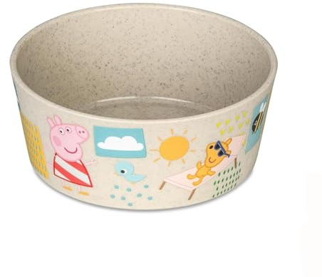 Koziol CONNECT BOWL 0,4 PEPPA PIG Schale 400 ml | für Kinder ab 6 Monate | für Müsli, Obst, Snacks | biozirkulärer Kunststoff, bruchfest, stapelbar, spülmaschinengeeignet (organic sand)