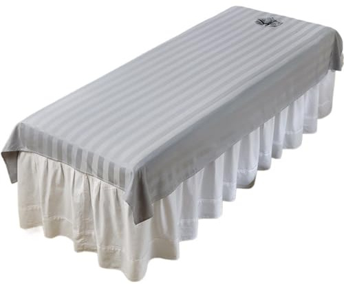 Massageauflage Schönheit Massage Tabelle Abdeckung Bett Blatt Spa Salon Couch Mit Gesicht Loch Baumwolle Atmungsaktiv(Color 4,100X200cm)