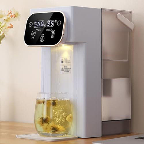 Countertop Water Filter System with Hot/Cold Dispenser, 3L Tank, 12 Temperature Levels, 8 Volume Settings for Home or Office