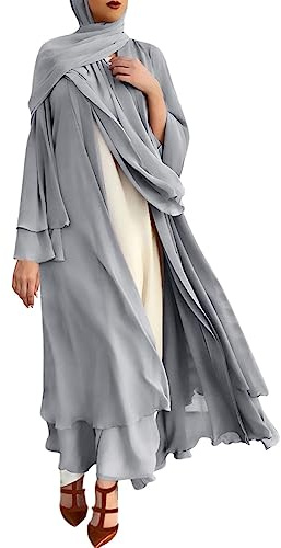 Muslim Dresses for Women, One-Piece Long Sleeve Islamic Prayer Dress
