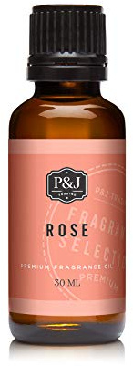 P&J Trading - Rose Scented Oil 30ml - Fragrance Oil for Candle Making, Soap Making, Diffuser Oil