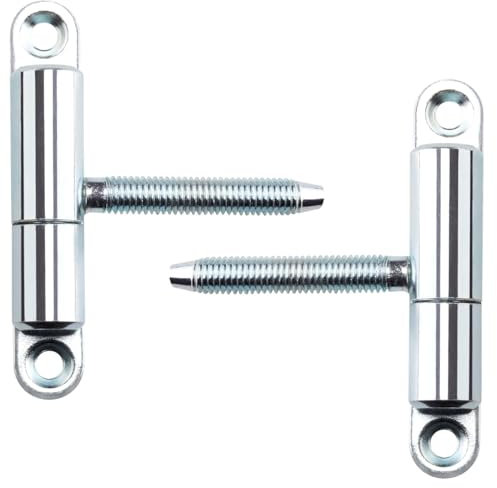 SOTECH 2 pezzi Cerniere per porte Cerniera a forare 15 x 83 mm con perno M8 x 47 mm Cerniera a avvitare Cerniera per porte interne da avvitare/forare (acciaio zincato)