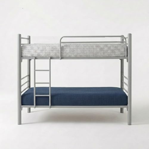 TEILBARES ETAGENBETT Ceres - Silber - 80 x 190 - Ohne Bettkasten