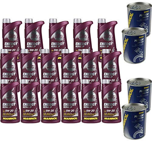 17L Motoröl MANNOL Energy Ultra JP 5W-20 4x MANNOL Motor Doctor ADDITIV
