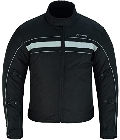 PROANTI Motorradjacke Sommer Biker Motorrad Jacke leichte Textil Motorradjacke