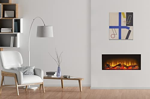 Acantha Aspire Fully Inset Media Wall Electric Fire (31/79cm)