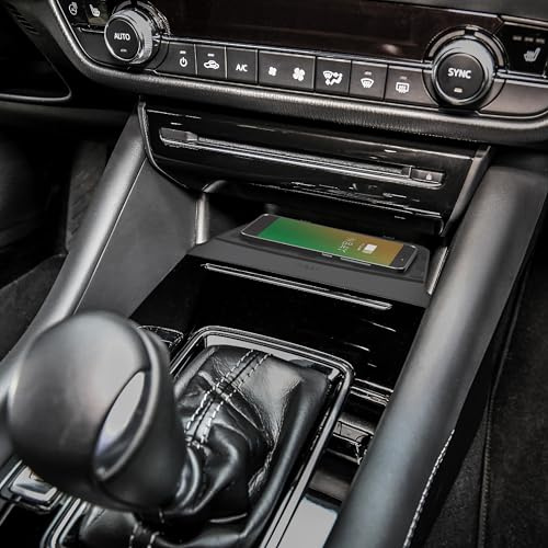 INBAY 15W Handyhalterung Auto Ablagefach Induktiv/Kabellos passend für Mazda 6 (GJ) - Autohalterung Zubehör Innenraum - Qi