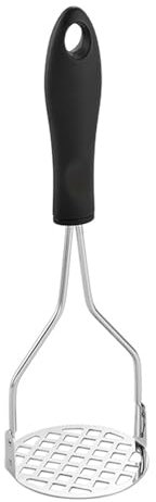 Soulnioi Potato Masher,Heavy Duty Stainless Steel Potato Mesher,Food Masher,for Mashed Potatoes,Jam,Vegetables and Fruits Kitchen Gadget Square