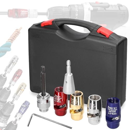 Weytoll Aluminum Alloy Electric Wire Stripper Cable Peeling Stripper Practical Rotary Stripping Tool Compatible with A Variety of Electric Drills for Electricians1