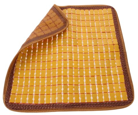 TINEASUR Sitzkissen Kühlung mit Auto und Outdoor Atmungsaktiver Bambus Ventilation Ergonomische Sitzmatte für Jahreszeiten Einfaches Modisches Design