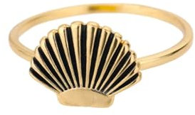 Hasdnker Ring Ringe Damen Bijouterie Herren Zierliche Muschelringe Für Frauen Muschelform Kronenring Verlobung Hochzeit Schmuck Gold