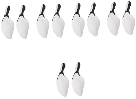 PRETYZOOM 5sets Ice Cube Shovel Flour Shovel Machine Flat Pan Coffe Beans Food Shovel Food Scoop Small Flour Scoop Candy Scoop Shovel for Ice Cubes Kitchen Scoop French Fries Scoop Pp 2pcs*5