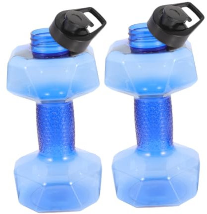 BESPORTBLE Ensemble De 2 Gourdes Portables avec Haltères Idéales pour Les Enfants La Course À Pied Et Le Yoga