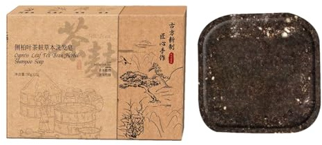 Champú sólido, jabón de champú con y knotweed multiflores, desengrasante y esponjoso, para el cabello nutritivo