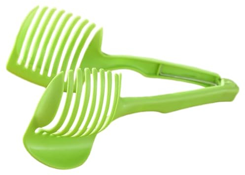 POPETPOP Affettatrice Per Pomodori e Frutta Multifunzione, Utensile Da Cucina Leggero e Compatto Manico Ergonomico, Taglialimoni e Tagliauova Per Uso Domestico