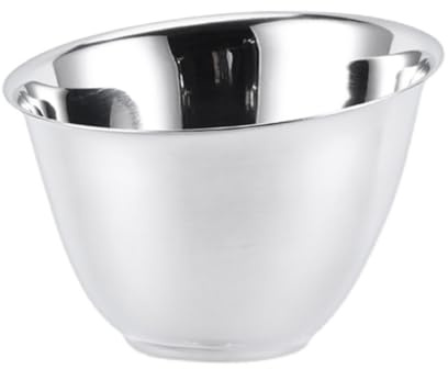 CONGARTENO Bol Acier Inoxydable Incliné pour Sauce et Salade Polyvalent pour Cuisine Restaurant et Buffet Empilable et Design Moderne