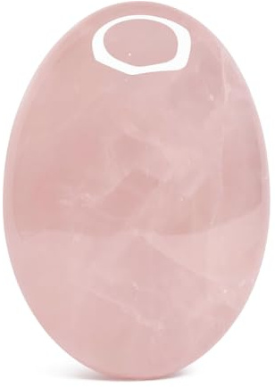 Galet Quartz Rose 140g + Pochette offerte – Pierre Naturelle d’Amour et de Douceur – Lithothérapie Reiki Méditation – Pierre Roulée Énergétique Apaisante pour Émotions & Sommeil – Fait Main