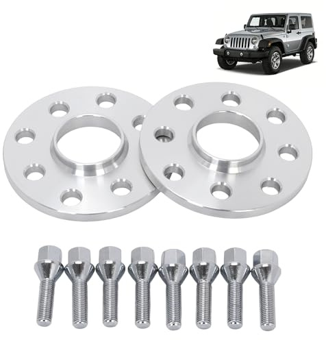 QKVBKAU 10mm Spurverbreiterung für Zentrierung MIT ABE Audi VW 4x100 / 4x108 Spurplatten