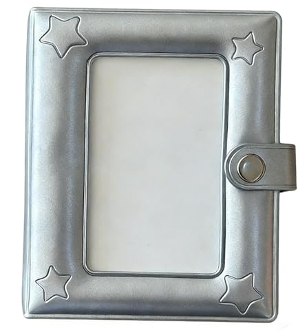 Small Photo Album Book 2x3 Inch Films Photocard Binder Photo Card Holder Collector 40 Pockets (Silver)