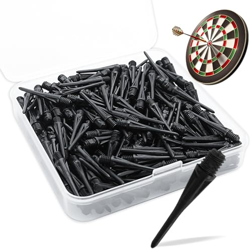 KXVXXV 200 Stück Dart Spitzen Soft Dartspitzen Kunststoff Ersatzspitze
