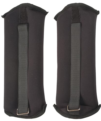 Champion Sports Soft Adjustable Ankle and Wrist Weights (10 Lbs), Black