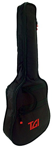 TGI 1301 Klassischer Koffer für Gitarre Bassgitarre Schwarz
