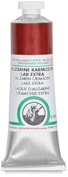 Old Holland Ölfarbe – Klassische Farben 40 MLS – 164 Künstlerfarben C163 Alizarin Crimson Lake Extra