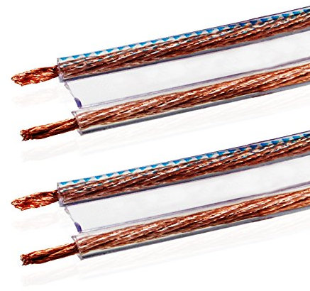 Van Damme 2 x 1.5mm Audio Twin Interconnect Speaker Cable (Total Definition Directional Hi-Fi) 268-503-000 4 Metre / 4M