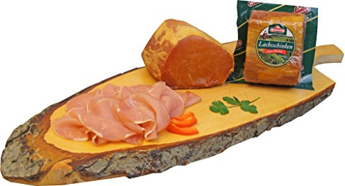 Lachsschinken geräuchert 250g - Pikanter Feinschmecker Schinken am Stück vom Metzger aus der Oberlausitz - fettarm