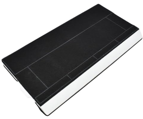 AllSpares Aktivkohlefilter für Dunstabzugshauben geeignet für Siemens LZ45501, LZ45500 | Neff Z5144X1, Z5144X5 | Bosch DHZ4506, 00434229, 434229 | Constructa CZ5144X5 | 385x195x28mm (2) (1)
