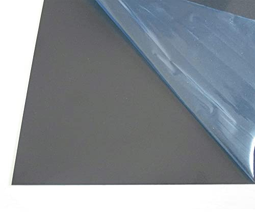 B&T Metall Aluminium Blechzuschnitt, 0,8 × 100 × 2000 mm, RAL 7016 | einseitig Anthrazitgrau beschichtet, einseitig Folie Rückseite Schutzlack