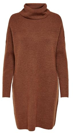 Only Vestido Largo de Punto para Mujer ONLJANA, Ginger Bread W. Melange, M