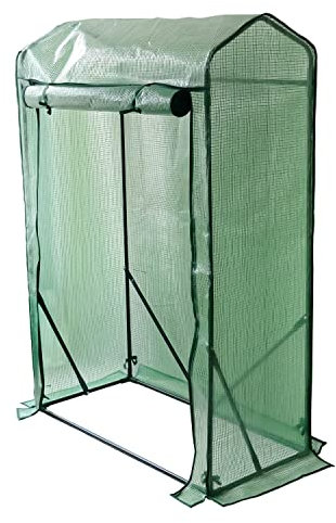 Crystals® Greenhouse Garden Growbag Cover for Tomato Plants with Reinforced Frame & Gable Roof