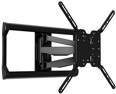 SANUS Full Motion TV Wall Mount for TVs up to 90 - Premium Design Extends 24 with Fingertip Swivel and Tilt - Easy 20 Minute Install - OLF24