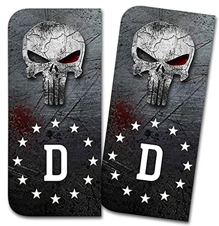 Finest Folia 2 x klistermärken för bilregistreringsskyltar passar perfekt för EU fältdesign klistermärken för tuning registreringsskylt bilklistermärken biltvättsäkra väderbeständiga, R166 (06