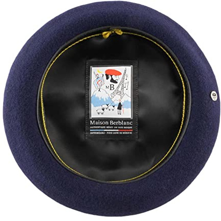 Maison Berblanc - Französische Barett, Baskenmütze wasserabweisend Le Parisien - Size 60 cm - bleu-Marine