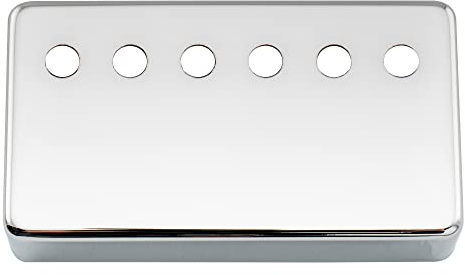 Musiclily Pro 50mm Neusilber Legierung Gitarre Humbucker Abdeckung Humbucker Pickup Covers für Import E-Gitarre, Chrom