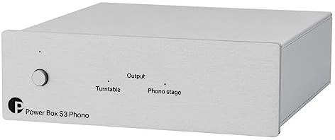 Pro-Ject Power Box S3 Phono Power Filter for Turntable and PreAmp (Silver)