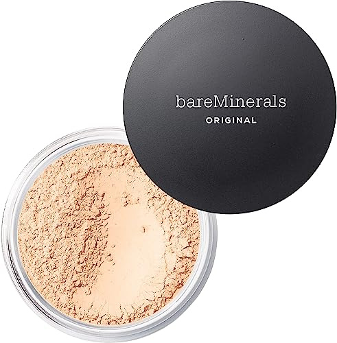 bareMinerals ORIGINAL Lose Mineral Foundation LSF 15 – Vegan | Leichte, talkfreie Puder-Foundation für variable Deckkraft und ein natürliches, strahlendes Finish.