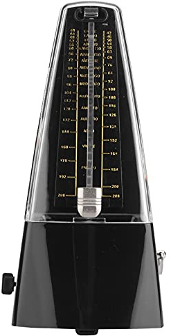 Odorkle Universelles Metronom, Mechanisches Metronom mit Akzentglocke für Klavier, Schlagzeug, Bass, Violine und Andere Instrumente (BLACK), ODORKLEVIQ4KHBRWX-11
