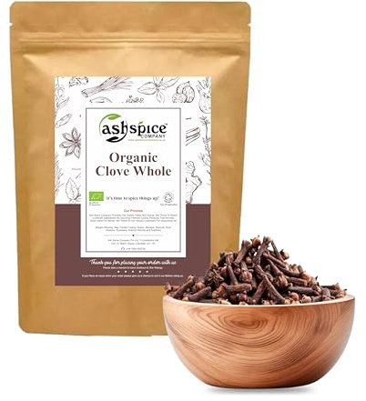 Organic Whole Cloves | Laung | Lavang | Lawang Premium Quality Certified by Soil Association 50g-1900g (50g)