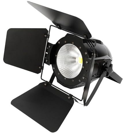 Scheinwerfer Stroboskop Bühnenlicht Strobe Light Disco Licht Party Gadgets 200W Led Bühnenlicht mit lichtundurchlässiger Seite 2-in-1 Warmweiß/Kühlweiß 45° Linse