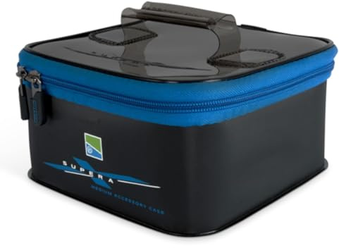 Preston Supera X Medium Eva Accessory Case - Angeltasche, Ködertasche, Tasche für Angelköder, Zubehörtasche, Tasche zum Friedfischangeln