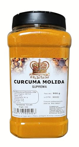 Cúrcuma Suprema en polvo 900 gr - cúrcuma especia - curcuma molida - El Rey del Fruto Seco
