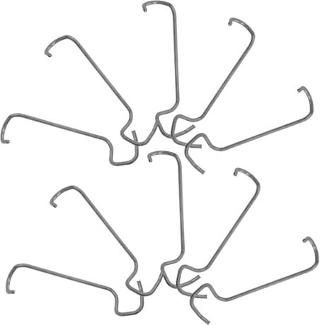 VILLCASE Écarteurs De Branches en Acier Inoxydable pour Arbres Fruitiers Lot de 10 Outil De Jardinage Formation Soutien des Branches Solide Et Pliable Accessoire pour Bonsaï Et Jardinage