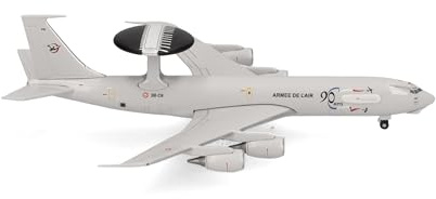 Herpa modellflygplan Franska försvarsmakten Boeing E‑3F Sentry – 36th Airborne CCW – 90th Anniversary – 36‑CB Charognard, miniatyr i skala 1:500, samlarobjekt, flygplansmodell utan stativ, metall