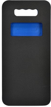 MotiveTech Kniepolster für Den Garten, Kniematte, 45,7 X 21,0 X 3 cm, Rutschfestes Kniepolster, Kniebank für Haus, Gartenarbeit, Gebetsbedarf, Schwarz Blau